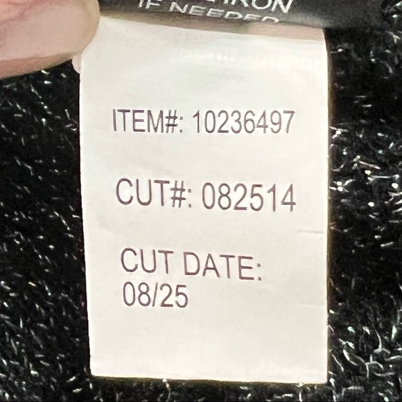 Torrid Black V Neck Metallic Shimmer Dolman Sleeve Top - Picture 9 of 10